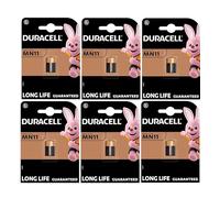 6 x Duracell MN11 (6 Blister Packs of 1 Battery) 6 Batteries (A11/11A)