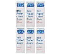 6 x E45 Itch Relief Cream 100g by E45