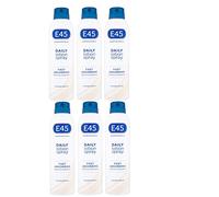 6 x E45 Straightforward Skincare Daily Lotion Dry & Sensitive Skin Spray 200ml