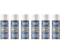 6 X ELECTRICAL CONTACT CLEANER CLEANING SPRAY AMP GUITAR Hi-Fi SWITCH CIRCUIT DUAL LUBE (200ML)