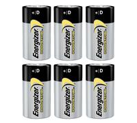 6 x ENERGIZER INDUSTRIAL D ALKALINE LR20 PROFESSIONAL MN1300 BATTERIES 1.5 V