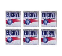 6 x Eucryl Smokers Tooth Powder Original 50g