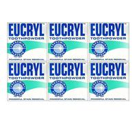 6 x Eucryl Toothpowder, Freshmint, 50g