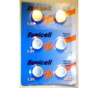 6 x Eunicell AG13 1.5v Batteries