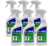 6 x Evans Vanodine Mystrol Heavy Duty All-Purpose Cleaner Concentrated Trigger Spray Bottle 750ML