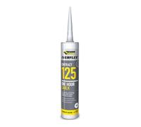 6 x EverBuild Everflex 125 WHITE One Hour Decorators Caulk LARGE 380ml