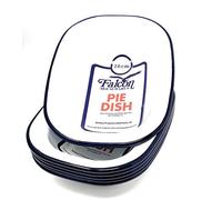 6 X Falcon Housewares 16cm Oblong Pie Dish - Enamel