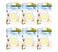 6 x Febreze 2in1 Bathroom / Small Spaces Air Freshener 7.5 ml - Vanilla cookie