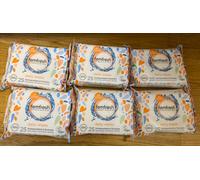 6 x FEMFRESH BIODEGRADABLE & FLUSHABLE FEMININE INTIMATE WIPES-25 WIPES PER PACK