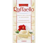 6 x Ferrero Raffaello Crema di Mandorle e Cocco Filled White Chocolate with Almond Cream and Coconut 90 g Bar