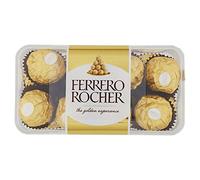6 x Ferrero Rocher Gold Edition 16 pezzi Milk Chocolate with Hazelnut Filling 200 g