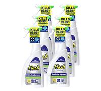 6 x Flash Professional Disinfecting Degreaser Spray 750ml