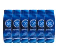 6 x Fun Time Original Stimulating Sex Lube Water-Based Gel 75ml
