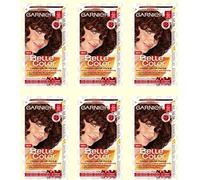 6 X Garnier Beautiful Color 51 Dark Mahogany Natural Hair Dye