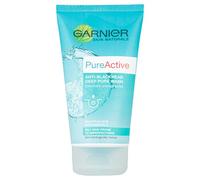 6 x Garnier Skin Naturals Pure Anti-Blackhead Deep Pore Wash 150ml