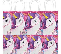 HENBRANDT 6 x Bags Unicorn with Handles Kids Girls Party Bag Fillers