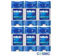 6 X Gillette Power Rush 48 HR Protection Antiperspirant Gel Stick 70ml