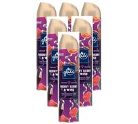 6 x Glade Aerosol Air Freshener 300ml - Merry Berry & Wine