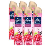 6 x Glade Aerosol Air Freshener 300ml - Vibrant Raspberries