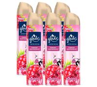 6 x Glade Aerosol Air Freshener 300ml - Vibrant Raspberries