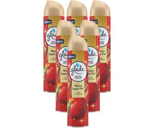 6 x Glade Aerosol Air Freshener 300ml - Warm Apple Pie
