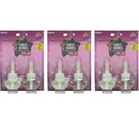 6 x Glade Electric Plug In Airfreshner Refill 20ml - Forest Berries