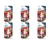 6 X Glade Electric Plug In Refill Cosy Apple & Cinnamon 20ml
