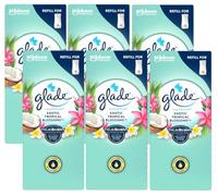 6 X Glade Touch n Fresh AirFreshner Refill 10ml - Exotic Tropical Blossom