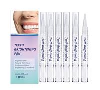 6 x Gum Instant Care Gel, Mint Flavour Teeth Whitening Pen, Remove Tooth Stains, Painless Quick Whitening, Gum Decline Care Gel Pen in Household and Travel Size