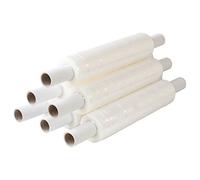 6 x Heavy Duty Strong Clear Pallet/Stretch/Shrink Wrap Packaging Cling Film - 400mm x 250m (6)