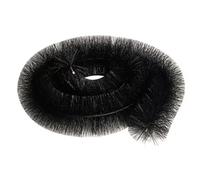 6 x Hedgehog Gutter Brush Guard 100mm Black 4m Clean Leaf & Debris Free 24m