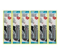 6 x HG Drain and Plug Hair Unblocker - 450ml
