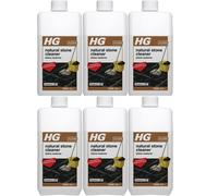 6 x HG Natural Stone Cleaner Shine Restore Product 37 - 1 Litre