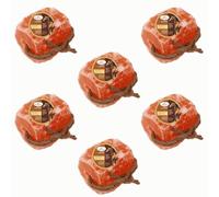 6 x HIMALAYAN SALT LICK | SALT LICK | LICKSTONE | FOR HORSES,CATTLE,COW,SHEEP, MINERAL,EQUINE USE ONLY WITH HANGING ROPE | 1-1.5 KG Approx PACK OF 6 IN ONE BAG FROM PUNJAB, PAKISTAN