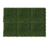 mysmartbuy 6 x Interlocking Artificial Grass Tiles - Outdoor Garden Faux Fake Lawn for Patio, Decking, Balcony, Yard - Each Tile 30 x 30cm mysmartbuy Green 6 Pack