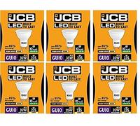 6 X JCB 3w = 35w LED GU10 3000k 3w 35w 100deg Warm White [Energy Class A+]