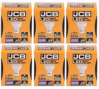 6 X JCB 3w = 35w LED GU10 Spotlight 100deg 4000k Cool White 250lm [Energy Class A+]