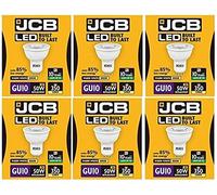 6 X JCB 5w = 50w LED GU10 100deg 3000k Warm White 350lm [Energy Class A+]