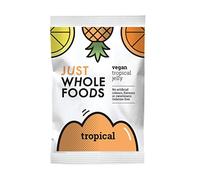 6 x Just Wholefoods Organic Tropical Real Fruit Flavoured Jelly Crystals 85g