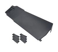 6 x Klober Contract Dry Verge Unit Pack for Gable/Apex Roof Tile Plastic End Cap - Left, Grey