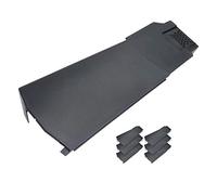 6 x Klober Contract Dry Verge Unit Pack for Gable/Apex Roof Tile Plastic End Cap - Right, Grey