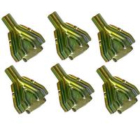 6 x Knott Half Shells, Brake Cable Trumpet, Shroud, Back Plate Cover, Genuine,