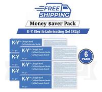 6 x KY Jelly Original 82g Water Based Personal Lubricant Intimate Gel