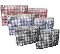 6 X LARGE STRONG LAUNDRY STORAGE SHOPPING BAG REUSABLE STORE ZIP BAGS NEW