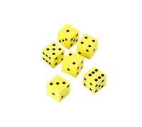 6 x Learning Resources 16mm Foam Dot Dice [Toy]