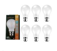 6 X LED GLS 8W BC Light Bulb LAMP Bayonet Cap Warm White DIMMABLE B22 2700K