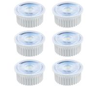 6 X LED Module 5W Lense 400lm 230V Flat 865 Daylight 6500K Cold White Dimmable