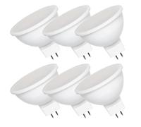 10 X Spectrum LED Reflector MR16 6W=50W GU5, 3 430lm Warm 3000K Flood 100° [EEK: F]