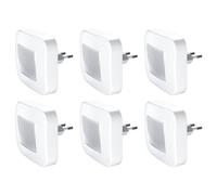 6 X Ledvance LED Night Light Socket Lunetta Hall White Warm White Light Sensor