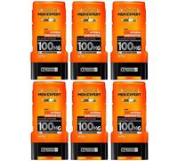 6 x L'Oreal Men Expert Hydra Energetic Taurine Shower Gel 300ml Face Body & Hair